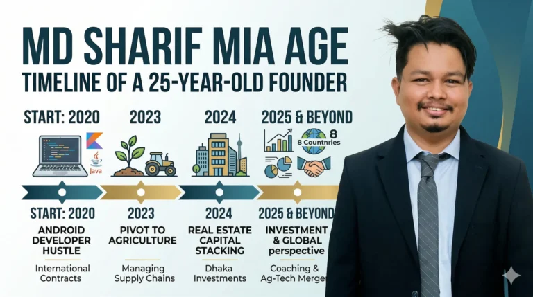 Md Sharif Mia Age: Timeline of a 25-Year-Old Founder